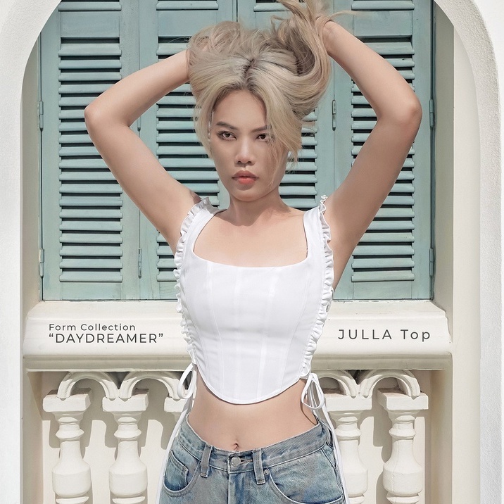 Áo Thun Corset phối bèo nhún JULIA Top REVEUSE Label