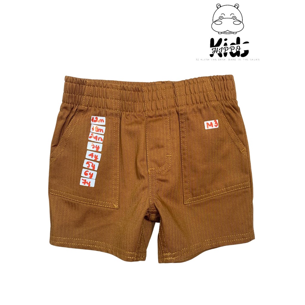 Phong Cách Thời Trang - Quần Shorts Kaki Mềm Mại Màu Xanh Navy Cho Bé Trai!