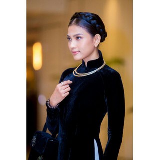 Áo nhung truyền thống 💝FREESHIP💝 Áo dài vải nhung chất liệu ĐẸP, co giãn tốt [AODAINHUNG]