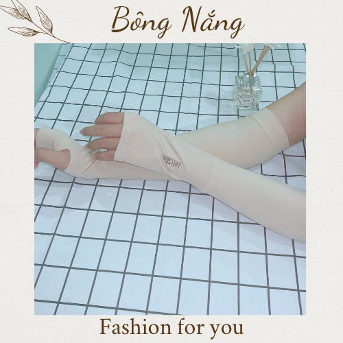 Bao tay xỏ ngón chống nắng, găng tay thể thao Letslim-X Hàn Quốc đi phượt dã ngoại 5 màu