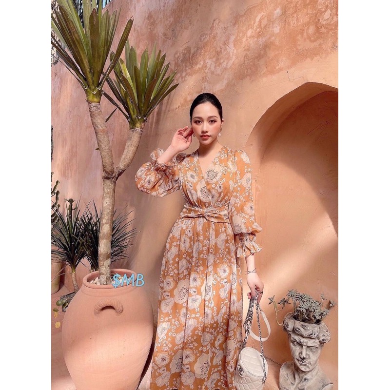 ❤️ ĐẦM MAXI HOA CHÉO BỤNG | BigBuy360 - bigbuy360.vn