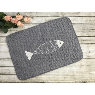 Thảm chùi chân  xuất Hàn Quốc -  1 con cá