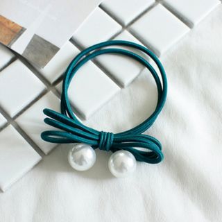 Cột tóc nơ kèm hạt trai