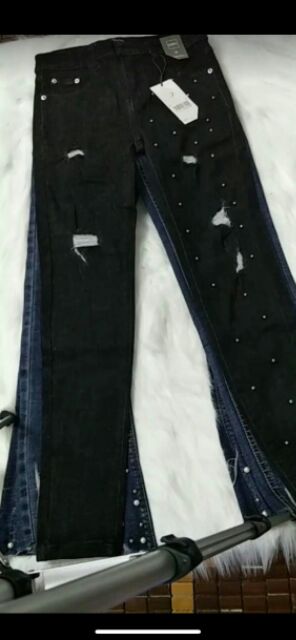 Quần  jean hạt hình  that