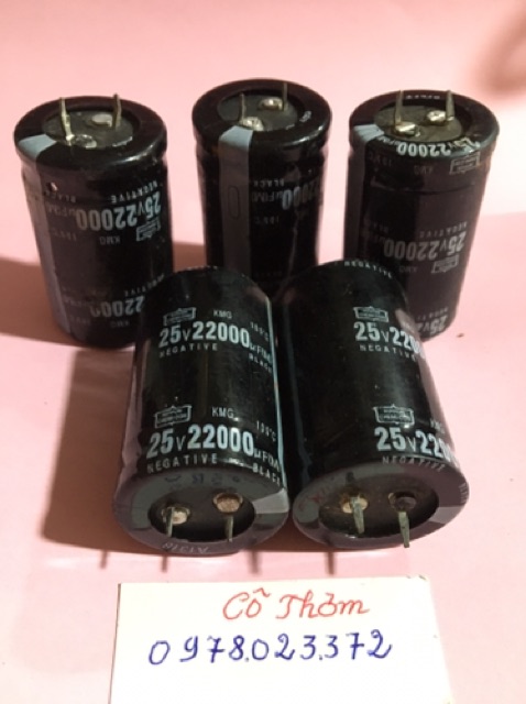 Tụ lọc nguồn 22000ufM-25v