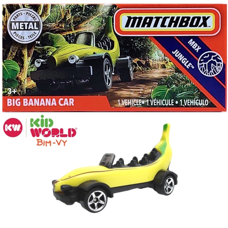 Xe mô hình Matchbox Box Big Banana Car 71/100. Tỷ lệ 1:64.