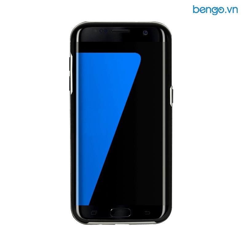 Ốp lưng Samsung Galaxy S7 edge dẻo viền nhựa cứng hiệu IPAKY