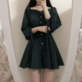 HẾT HÀNG -Váy nữ dài tay mùa thu Quảng Châu