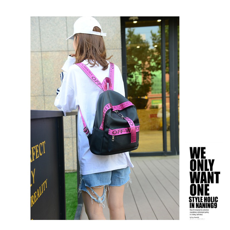 Balo off white streetwear thời trang - Giá Hủy Diệt