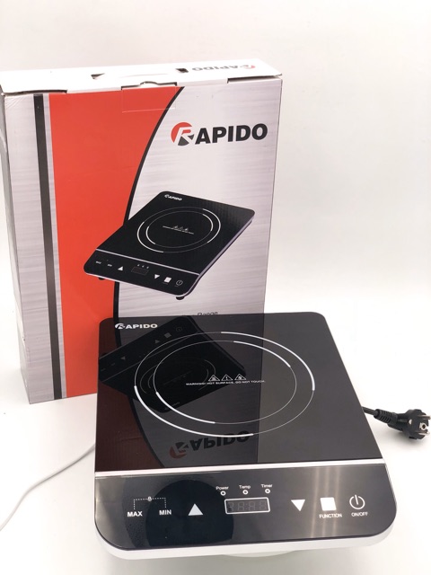Bếp Từ Đơn Rapido RI2000ES , Công xuất 2000W , bảo hành chính hãng 12 tháng