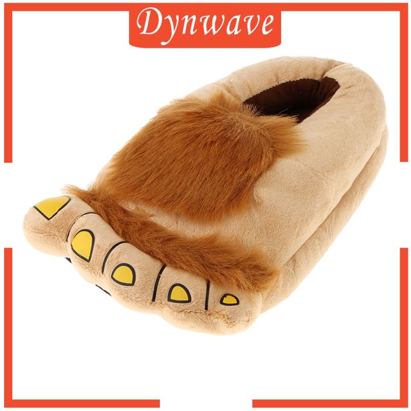 Dép Bông Đi Trong Nhà Ấm Áp Hình Quái Vật Chân To Unisex