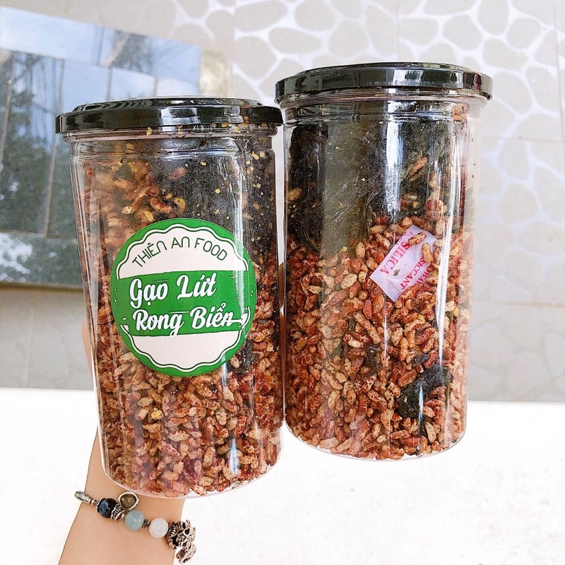 Gạo Lứt Sấy Giòn Mix Rong Biển/ Muối Mè/ Chà Bông (Lon 150g)