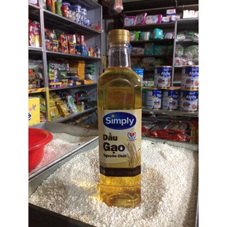 Combo 5 Chai Dầu Simply Gạo 1L