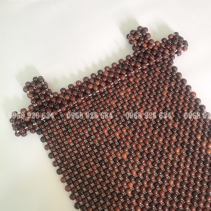 Lót ghế ô tô FREESHIP Đệm ghế ô tô hạt gỗ cẩm cao cấp loại trùm vai cho ô tô, xe hơi, văn phòng xe khách