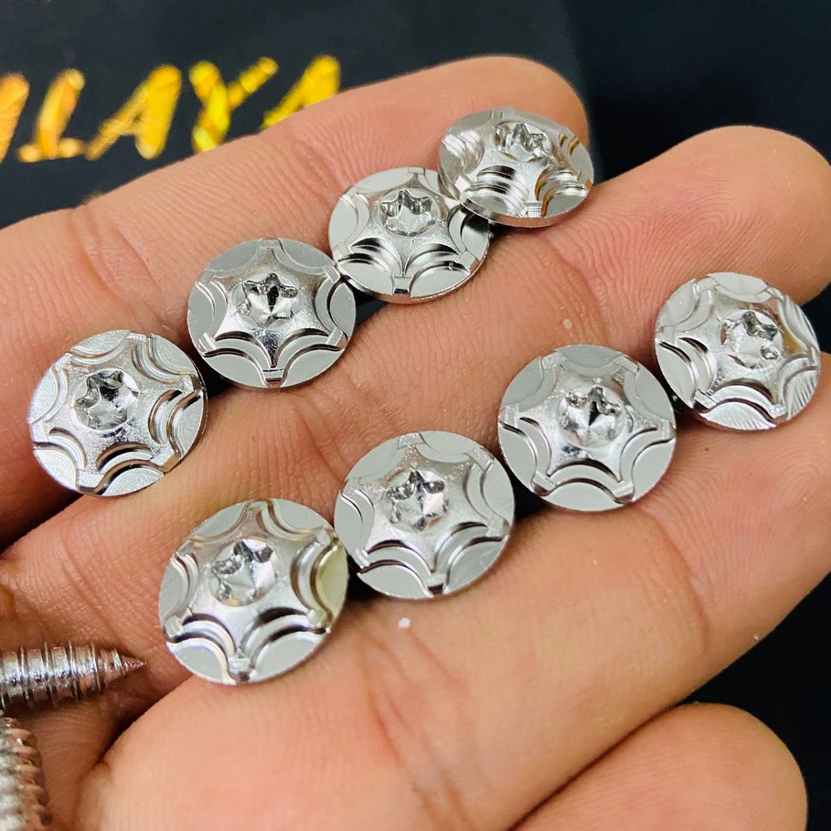 ỐC SALAYA NGÔI SAO 2 TÀNG 5LY15 RĂNG XOẮN SỬ DỤNG BẮT DÀN ÁO YAMAHA, ỐP PÔ E