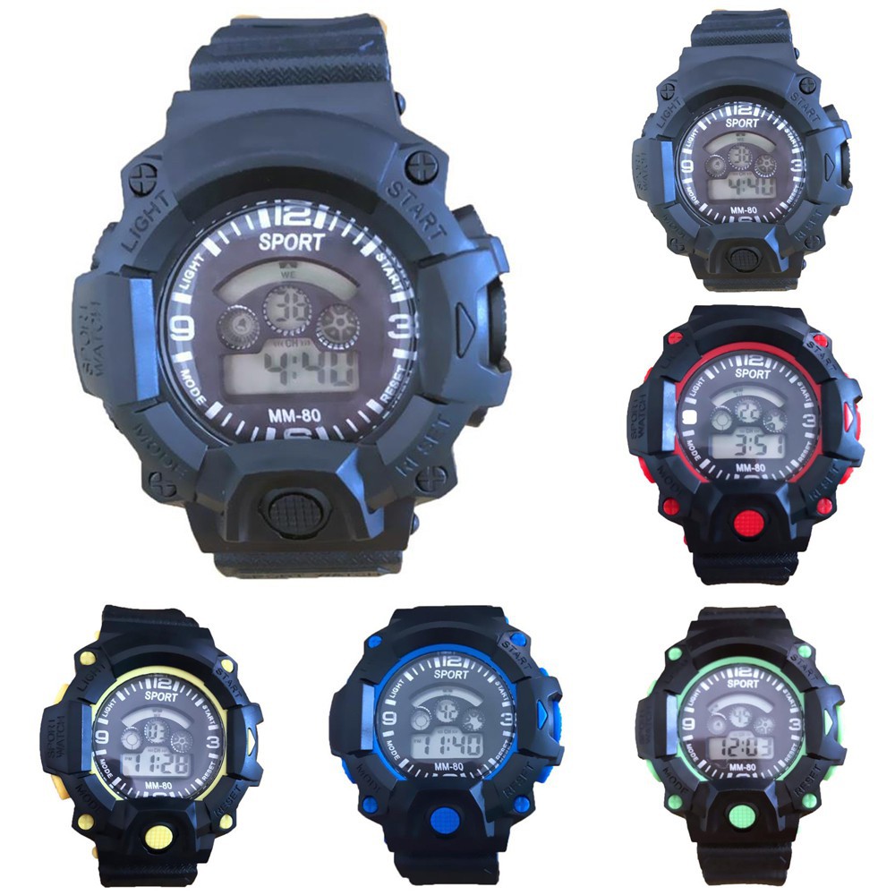 Đồng Hồ Thông Minh Chống Thấm Nước Tích Hợp Đèn Led Cho Bé