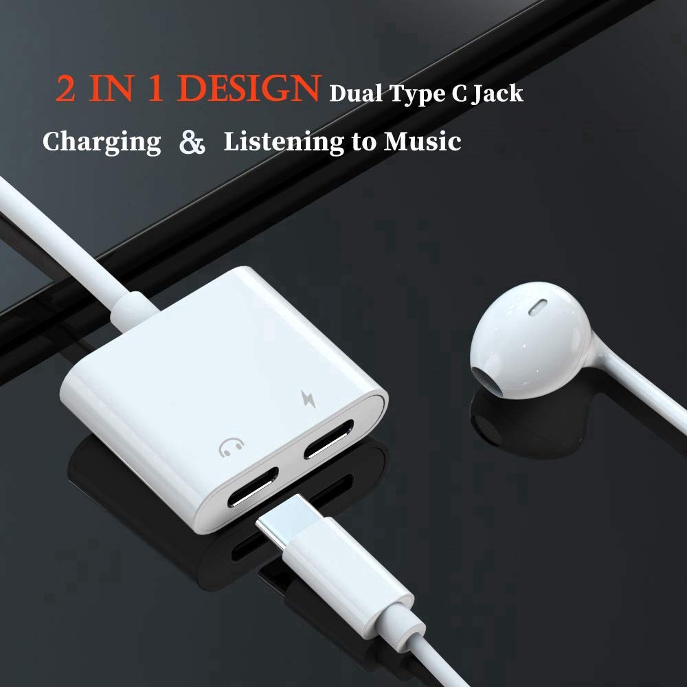 Đầu chia cổng sạc và tai nghe 2 trong 1 cho samsung oneplus