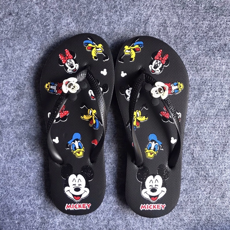 Dép kẹp nữ Havaianas Hình mickey Siêu hót,dép kẹp thái đẹp