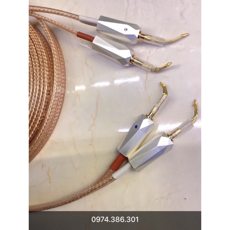 cặp 5m 2 vế dây loa cao cấp đã Diy hoàn thiện