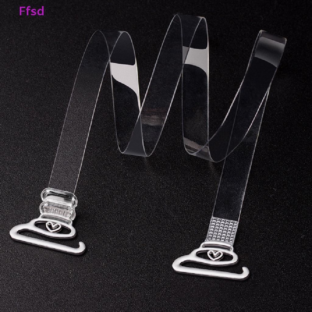 1 Cặp Dây Áo Ngực Silicone Trong Suốt Có Móc Dễ Điều Chỉnh Thời Trang Mùa Hè Cho Nữ