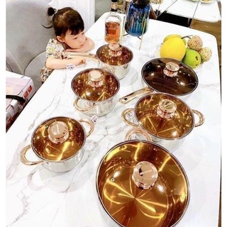 Bộ nồi đức 9 đáy