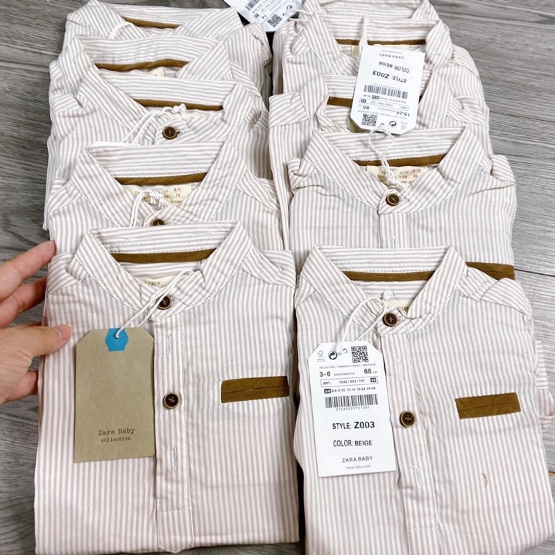 Áo sơ mi zara dư xịn cho bé