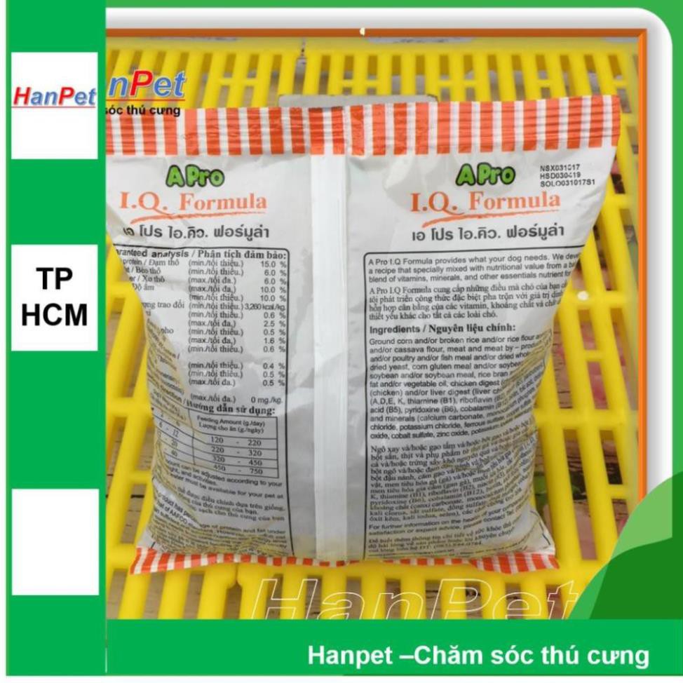 Hanpet.GV- COMBO 5 GÓI (mỗi gói 500gr) Thức ăn dạng viên cho chó APRO- xuất xứ Thái Lan-