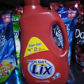 Combo 3 can nước giặt lix 3.6kg .