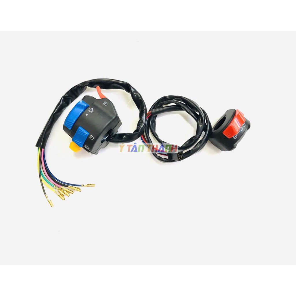 cùm công tắc FZ nút xanh TFX
