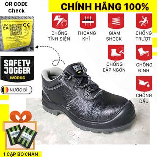 Giày bảo hộ lao động Safety Jogger BESTRUN | Giày công trình chống đinh, chống nước Bảo Hộ Toàn Diện