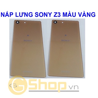 Nắp lưng sony z3 màu vàng