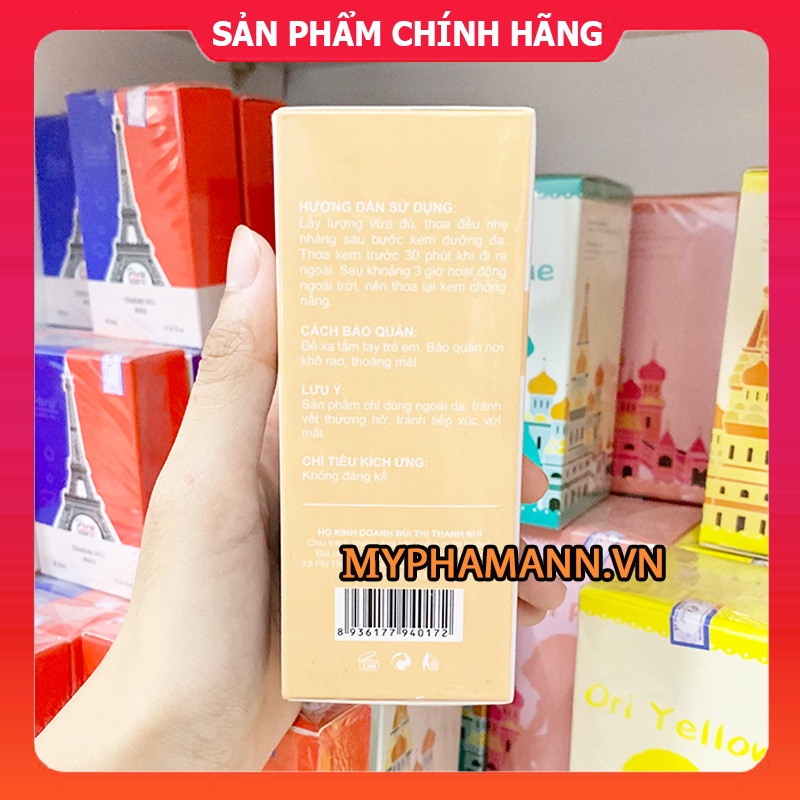 Kem Chống Nắng Rễ Sâm Nicos Ginseng Sun Cream Thanh Nhi House - 8936177940172