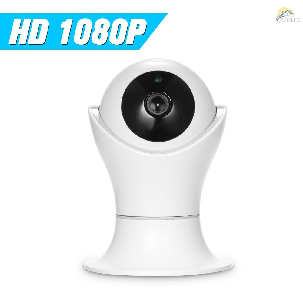 Camera giám sát không dây CCTV 1080P WiFi IP xoay 360 độ có âm thanh 2 chiều để theo dõi em bé/thú cưng/người lớn tuổi