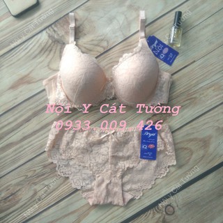 Bộ đồ lót Boya ren không gọng, mút mỏng