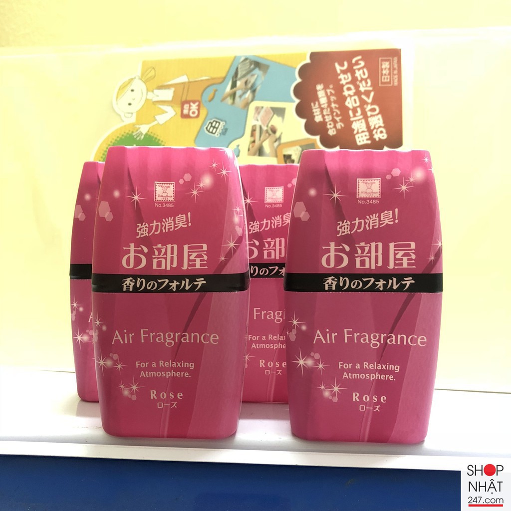 [Sale] Hộp thơm phòng Air Fragrance Hương hoa hồng 200ml hàng Nhật Bản ( Made in Japan )