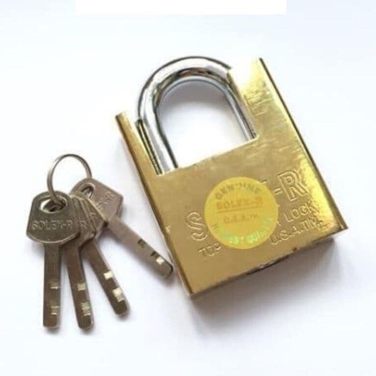 Ổ khóa chống cắt Zsolex USA thép không gỉ kèm 4 chìa, khóa chống trộm an toàn khóa cửa nhà, cửa cổng, tủ, cửa phòng ngủ