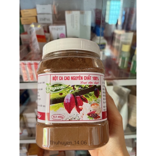 Bột Ca Cao Nguyên Chất 450g