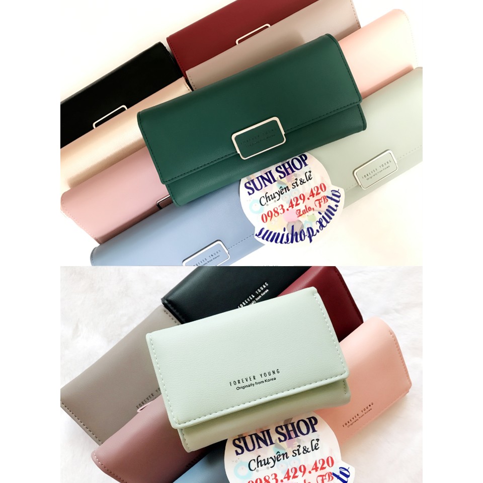 🌷 Combo 2 Ví Forever Young auth WEICHEN (dài, ngắn tùy chọn) | BigBuy360 - bigbuy360.vn