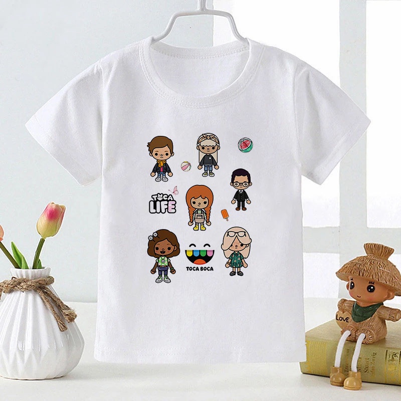 Áo Thun Trẻ Em tocaboca toca boca life world