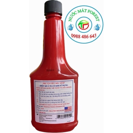 Phụ gia súc béc STOP xúc xăng và dầu