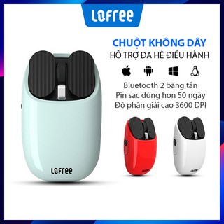 🌟Chuột Không Dây Lofree Maus, Chuột Bluetooth Hỗ Trợ Mac & Window, Pin Sạc Dùng Hơn 50 Ngày, Độ Phân Giải Đến 3600 DPI