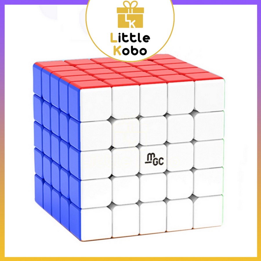 Rubik 5x5 YJ MGC 5x5 Có Nam Châm Stickerless Rubic Không Viền 5 Tầng Đồ Chơi Trí Tuệ