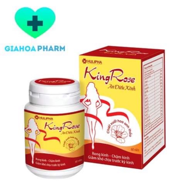 Viên uống Kingrose An Điều Kinh (Hộp 1 lọ 60 viên)