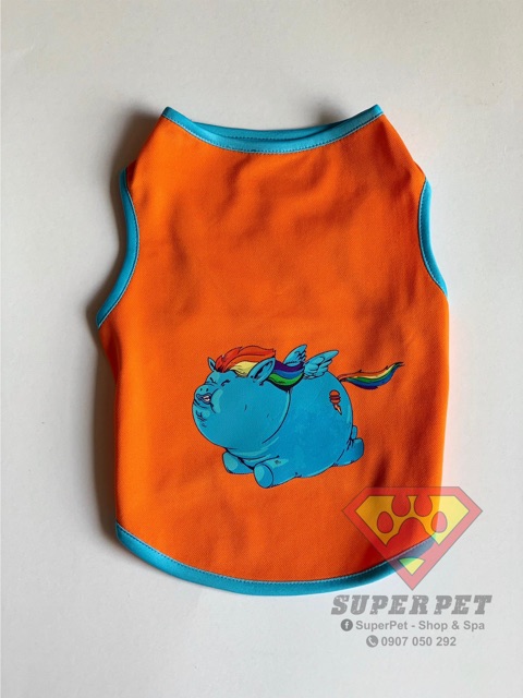 ÁO THÚ CƯNG IN HÌNH NGỰA PONY XANH BÉO PHÌ GIÁ RẺ ĐỒNG GIÁ XXS - L