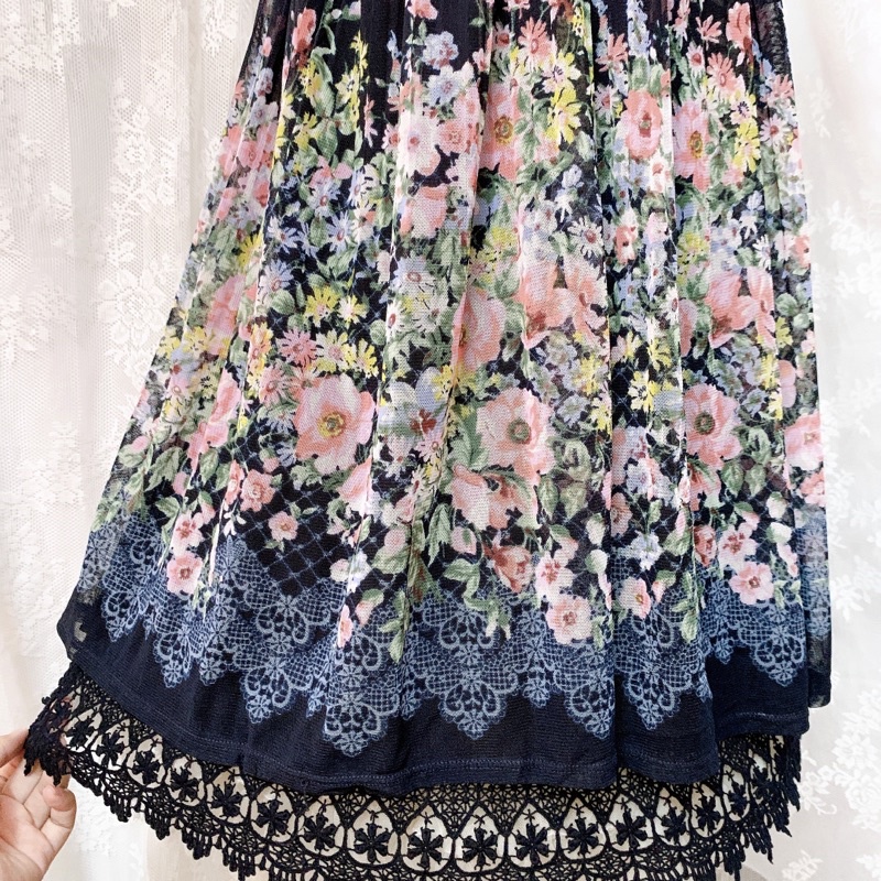 Đầm ren Nhật Axes Femme in hoa siêu xinh ♥️