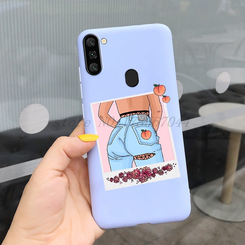 Ốp điện thoại silicone màu kẹo cho Samsung Galaxy A11 Samsung A11 SM-A115F