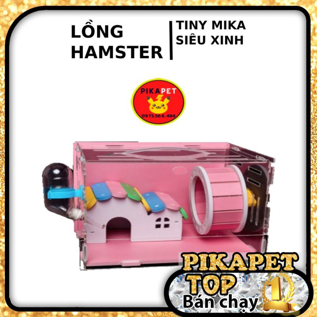 [QUÀ TẶNG LÀ 2 BAO LÌ XÌ] Lồng Hamster, Chuồng Hamster mika (mica) tiny