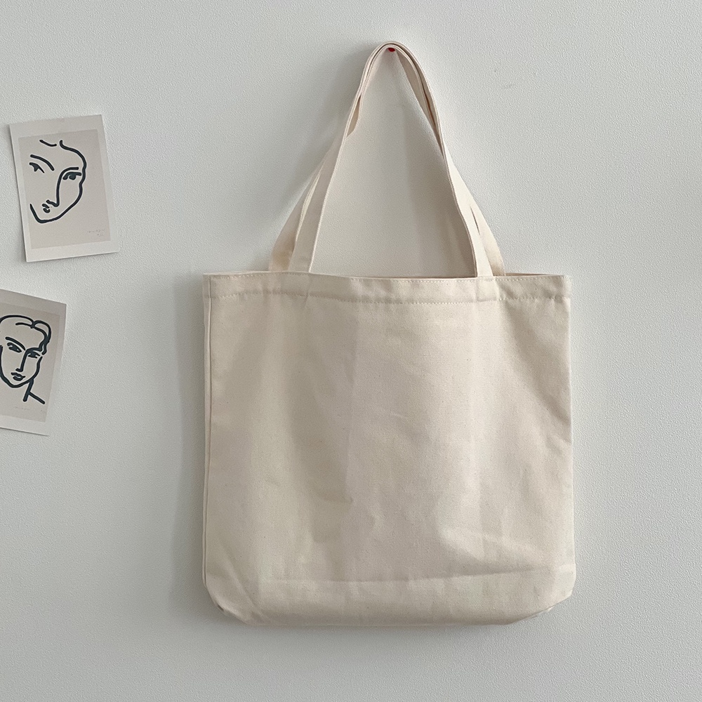 Túi tote đi học nữ vải Canvas hàn quốc giá rẻ trơn AH1610