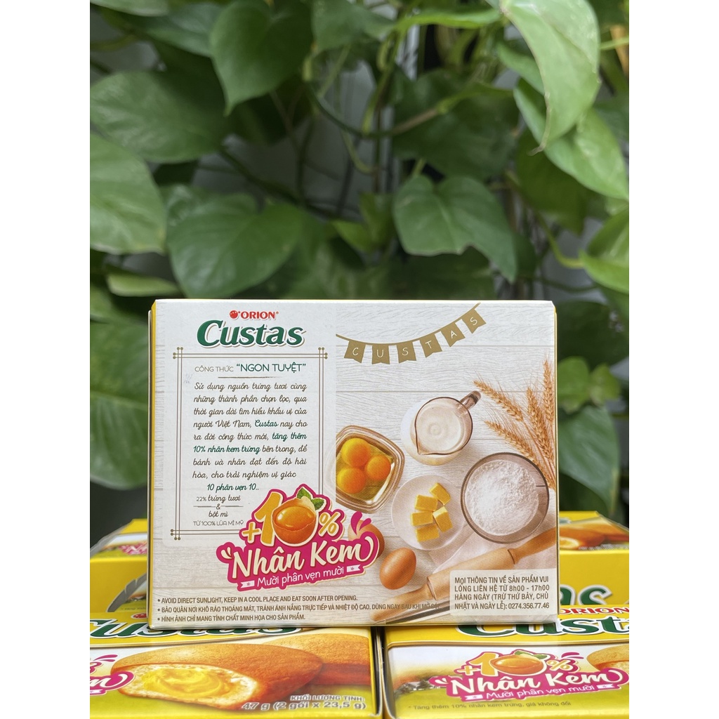 Bánh Custas Orion Kem Trứng
