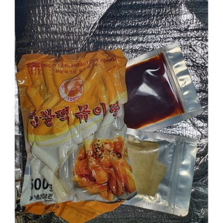 [Combo hot ] BÁNH GẠO TOKBOKKI HÀN(500G bánh gạo + 100G sốt + 200G chả cá)( chỉ giao tại SÀI GÒN )